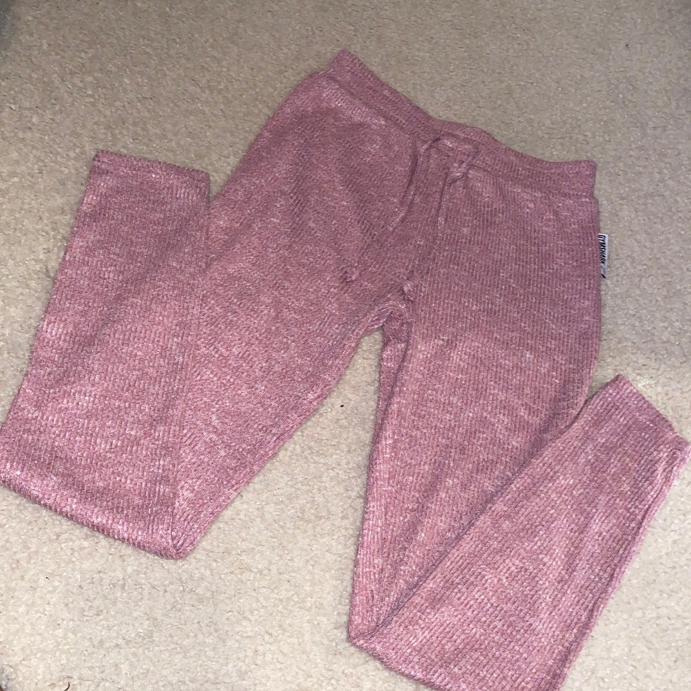 Gymshark Slounge Leggings - Dusky Pink Marl Small